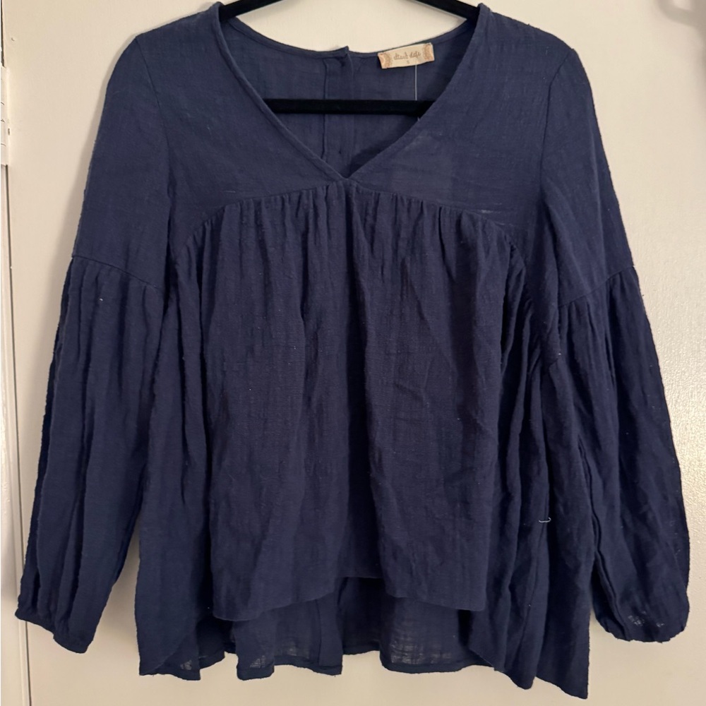 Navy Blue Altard State Women’s Blouse